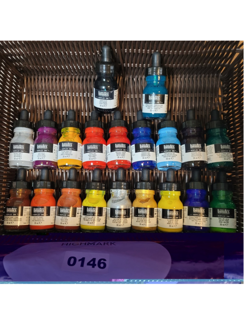 #146 Set Of 20 Liquitex Acrylic Ink 30ml New Assorted Colors